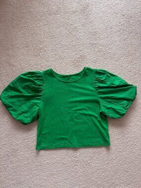 a new day Women's Puff Sleeve Top -- Medium